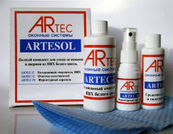 Засіб для догляду за пластиковими вікнами - набір