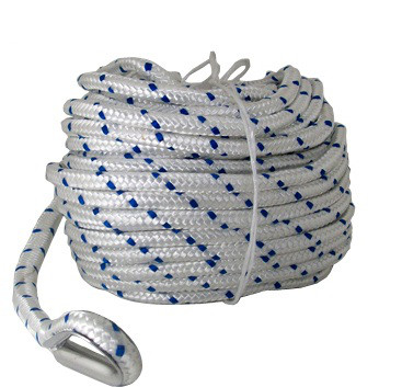  Мотузка 8 мм, 30 м/ANCHOR ROPE IN POLYESTER WITH SPLICED NYLON THIMBLE