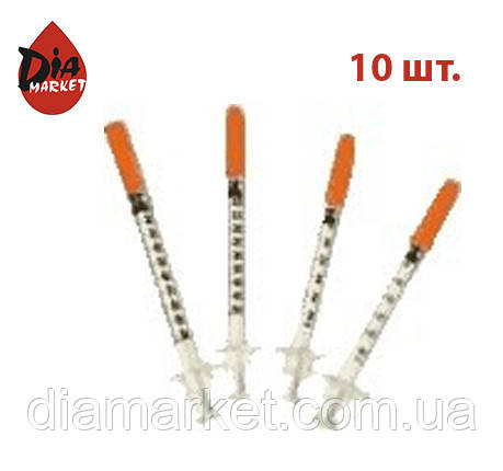 Інсуліновий шприц «Мікро-Файн» Демі (Demi) 0,3 мл х 8мм - 10шт. (Ірландія)
