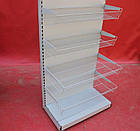 Торговий стелаж із кошиками "ВіКО" 195х100 см. бу, фото 2