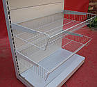 Торговий стелаж із кошиками "ВіКО" 195х100 см. бу, фото 3
