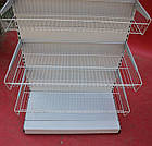 Торговий стелаж із кошиками "ВіКО" 195х100 см. бу, фото 4