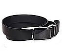 Чоловічий ремінь з натуральної шкіри під штани UK888-90 чорний, фото 2