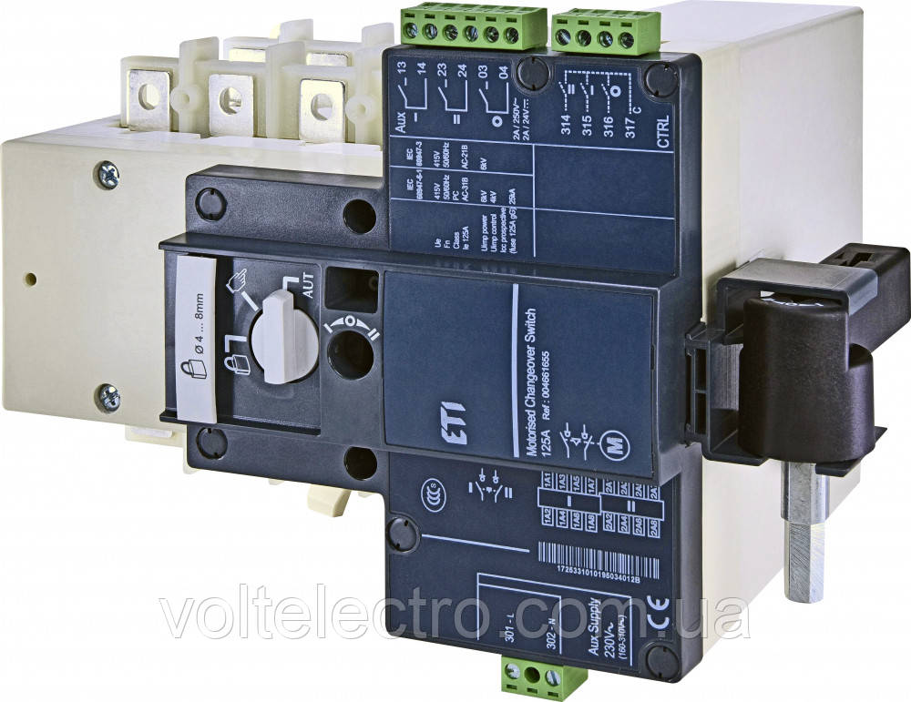 Перемикач навантаження MLBS 125 4P CO 230VAC