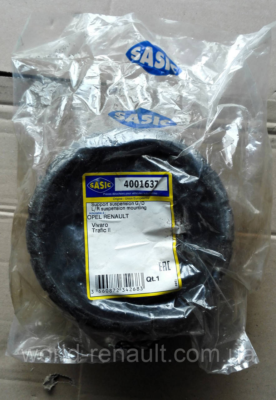 Верхня опора (подушка) амортизатора на Рено Трафік II c 2001г./SASIC 4001637 