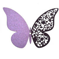 Набір фіолетових метеликів - 12шт.