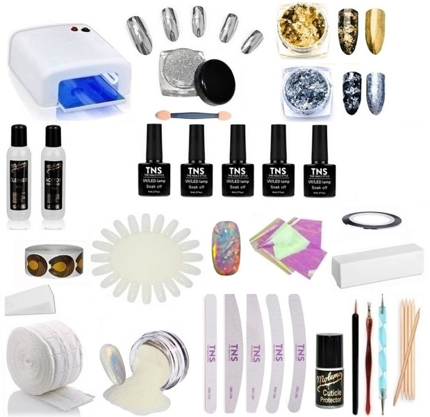 Набір для покриття нігтів гелем TNS , фото 1