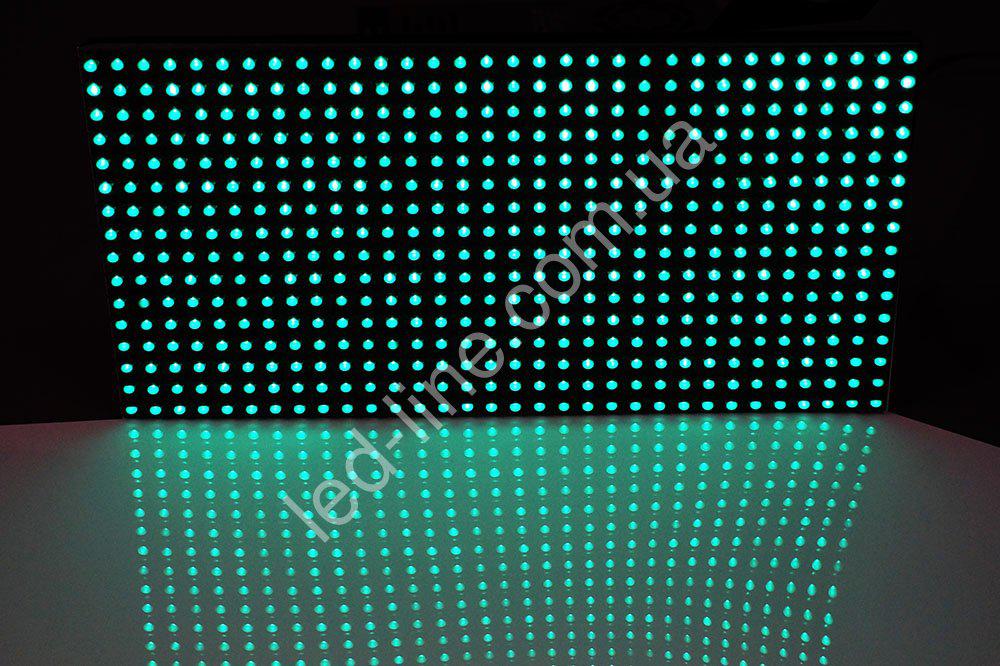LED-дисплей P10GO 16X32 dip модуль зелений для біжучих рядків для вуличного застосування