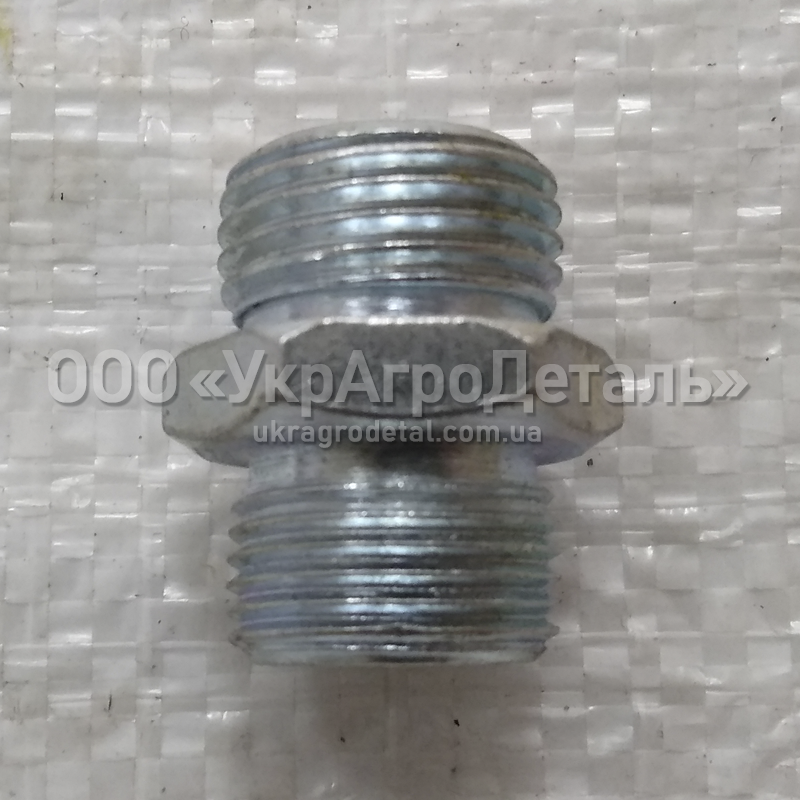 Штуцер з'єднувальний ЮМЗ, МТЗ S24 (М20x1,5-М20x1,5), фото 1