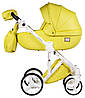 Коляска 2 в 1 Adamex Luciano ECO Q108 лимонний, фото 2