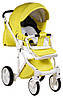 Коляска 2 в 1 Adamex Luciano ECO Q108 лимонний, фото 4