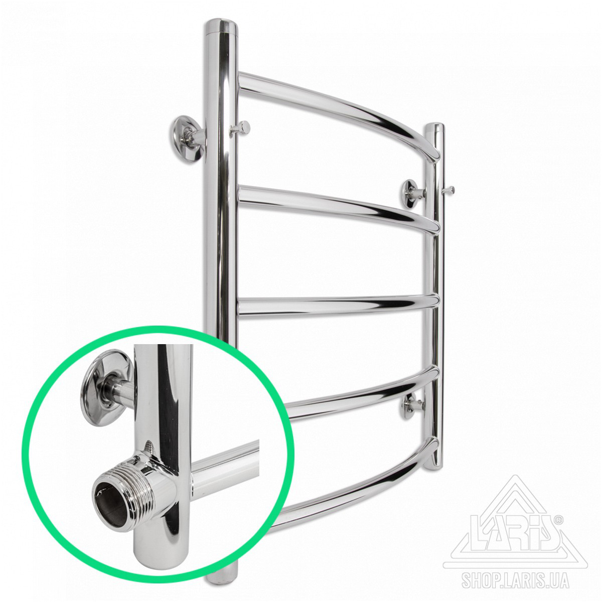 Полотенцесушитель водяній Ларіс Класик 400х500 б/п 1/2", П5