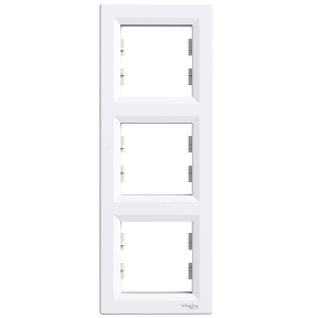 Рамка 3-місна вертикальна біла Asfora Schneider Electric EPH5810321