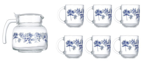 Altese Blue Сервіз чайний 7 пр. Luminarc N6224