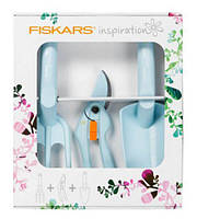 Подарочный набор Fiskars Inspiration Lucy (совок+секатор+культиватор)