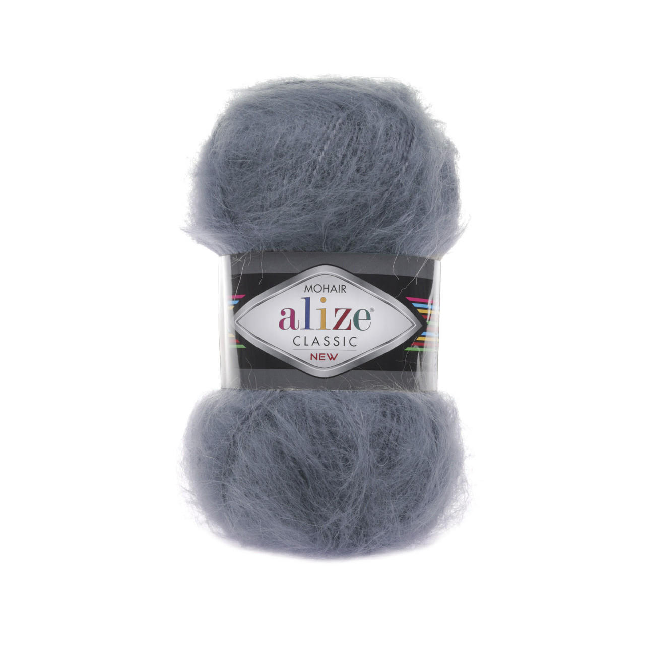 Alize Mohair Classic - 87 вугільний сірий