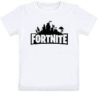 Детская футболка Fortnite Battle Royale Logo (белая) 9-11
