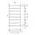 Полотенцесушитель водяній Ларіс Еврофлеш 500х1000, П8, фото 2