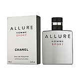 Chanel Allure Homme Sport туалетна вода 100 ml. (Шанель Аллюр Хом Спорт), фото 3