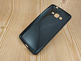 Чорний силіконовий чохол бампер для Samsung Galaxy Grand Prime (G530H), фото 3