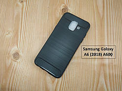 Чорний протиударний бронований чохол бампер для Samsung Galaxy A6 (2018) A600