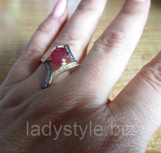 Кольцо рубины