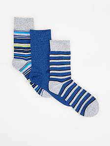 Шкарпетки Reserved - Набір з трьох пар смугасті (Шкарпетки)