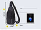 Міська сумка-рюкзак з однією лямкою через плече з водовідштовхувальної тканини Arctic Hunter XB00058, 4 л, фото 3