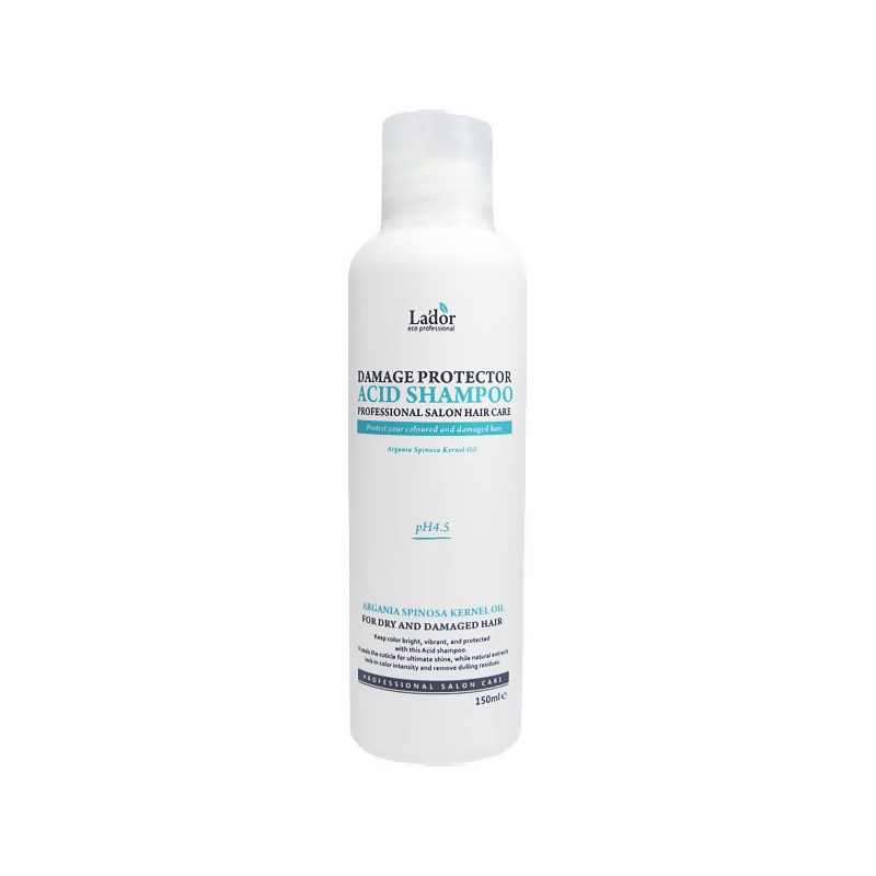 Шампунь для фарбованого волосся з мінімальним pH LADOR Damaged Protector Acid shampoo