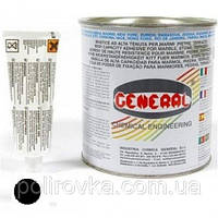 Полиэфирный клей GENERAL VERTICALE nero 1L (черный 1.7кг)