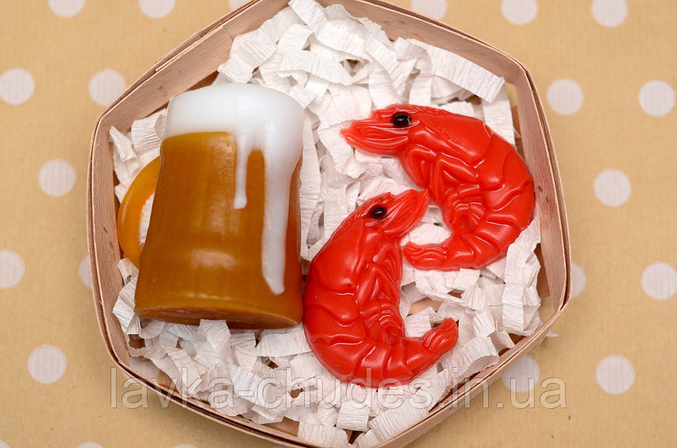 Набір мила "Пиво і креветки", фото 1