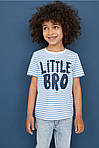 Дитяча футболка для хлопчика LITTLE BRO 4 роки-6 років, фото 2