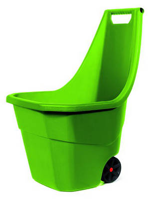 Садовий пластиковий візок PROSPERPLAST LOAD & GO, 55 л - оливковий, фото 1