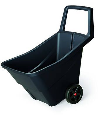 Садовий пластиковий візок PROSPERPLAST LOAD & GO, 95 л - чорний, фото 1