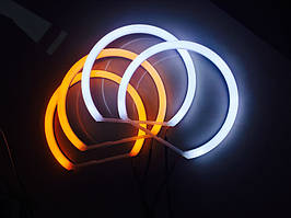 Ангельські очі (2*146 + 2*131 мм) LED для BMW E46 без лінз