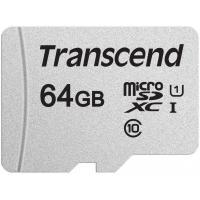 Карта пам'яті Transcend 64GB microSDXC class 10 UHS-I U1 (TS64GUSD300S), фото 1