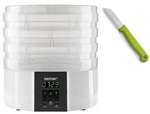 Сушарка для овочів грибів ZELMER ZFD2350W 520W, фото 1