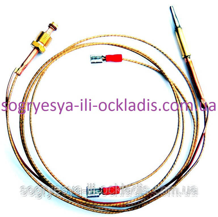 Термоп.220/700/800 мм, підс.клап.М10*1, клемми 6,3 мм (без фір.уп) Bosch Junkers мод.WR, WRD, WT, WTD, к.с.1444 , фото 1