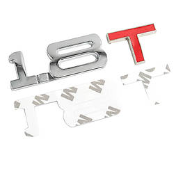 3D емблема 1_8 T - метал хром