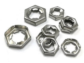 DIN 7967 стопорная пружинна гайка М24 з нержавійки, фото 2