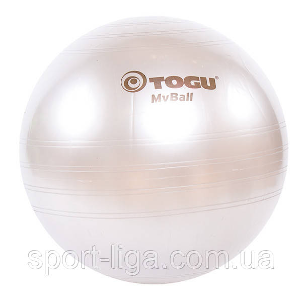 М'яч фітнес Myball TOGU 75 см срібло Фітбол