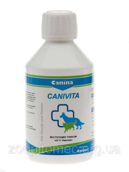 Вітамінний тонік Canina (Канина) Canivita для собак і кішок швидкий ефект, 250 мл