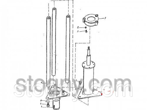 Оста ротора БЦС 100.02.100