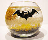 Декоративная гелевая свеча Чародейка шар Хэллоуин желтый, фото 3