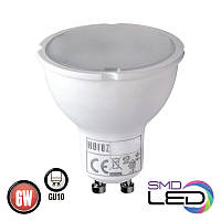 Лампа светодиодная "PLUS-6" SMD LED 6W 4200K GU10 390Lm 220-240V 001-002-00062