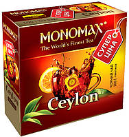 МОНОМАХ 100 пак Чорний Цейлонський Чай ( супер ціна ) *16 (шт) в ящике