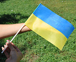 Прапорці України на паличці 23х14 см
