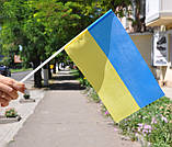 Прапорці України на паличці 23х14 см, фото 4