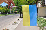Прапорці України на паличці 23х14 см, фото 8