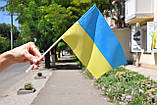 Прапорці України на паличці 23х14 см, фото 9